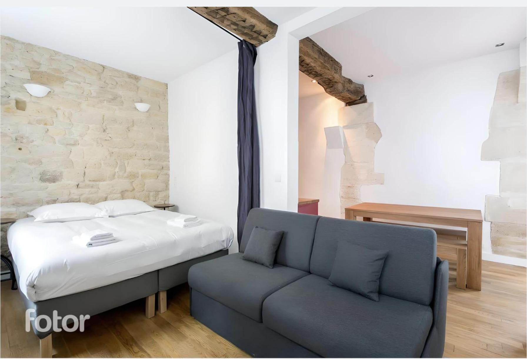 Suite Du Lion/Ac Historic Flat, Marais, 4-5 Guests 파리 외부 사진